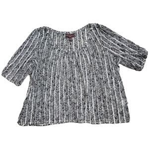 ❤️2/$18 Dana Buchman Womens Blouse Top Plus Size 3X